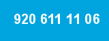 920 611 11 06